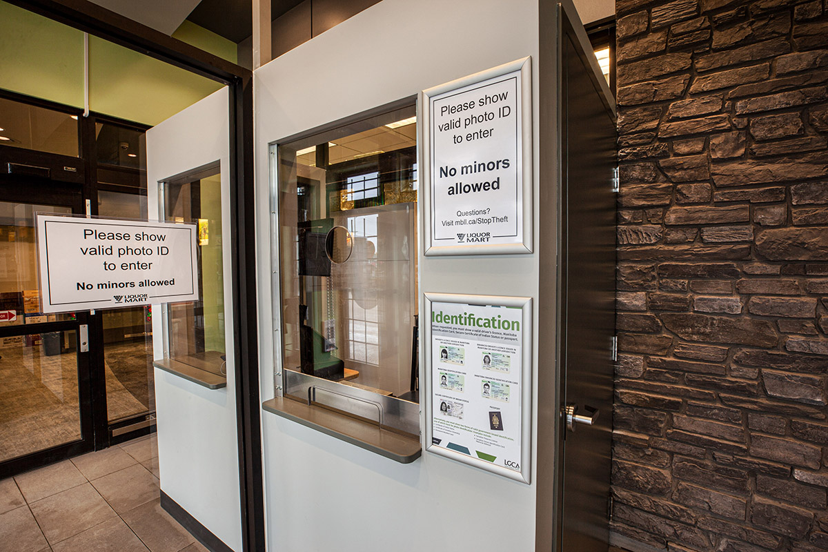 First Look at Liquor Mart Security Entrance as Tyndall Park Location